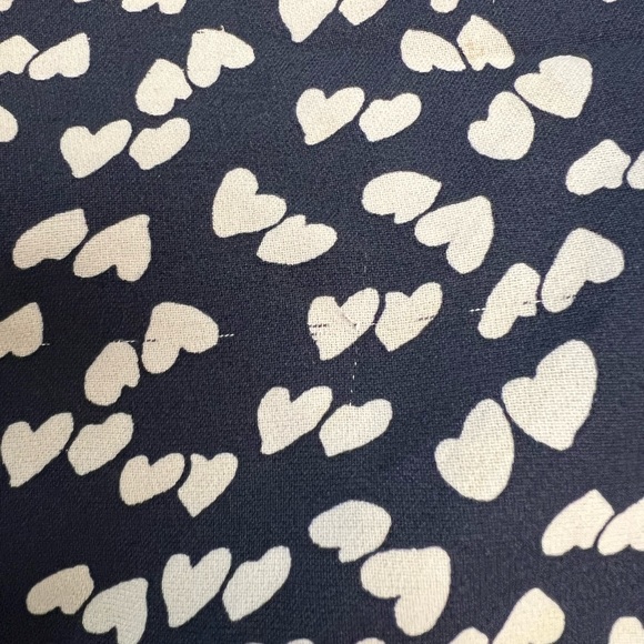 J. Crew Half Placket Tossed Hearts Dress - Picture 5 of 5
